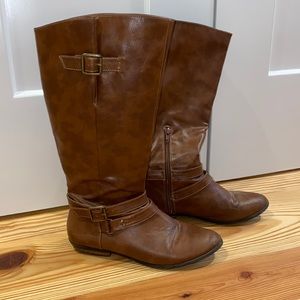 kids brown boots